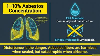 Asbestos Popcorn Ceiling: Testing Guide & What to Do | Cary